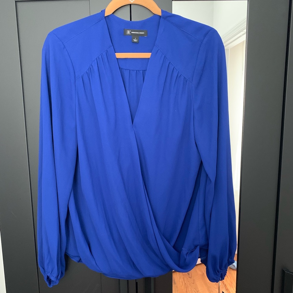 INC International Concepts Surplice Top